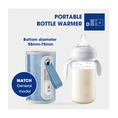 Da garrafa portátil do curso de USB aquecedor mais morno da garrafa do alimentador do projeto de Velcro do leite materno