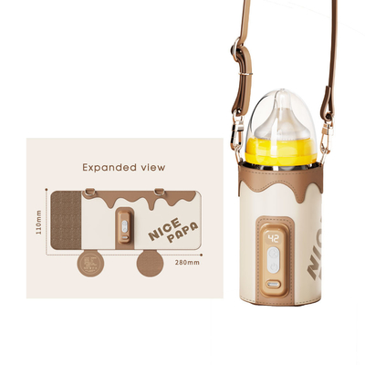 Depositário mais morno do calor do leite do curso da garrafa portátil de USB do infante de FDA com correia