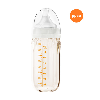 PVC recém-nascido da garrafa de alimentação 240mL do bebê do vidro PPSU produto comestível livre