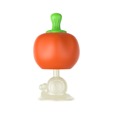 Bebê vegetal do tomate que sai os dentes o PVC do silicone dos brinquedos livre para a menina do menino