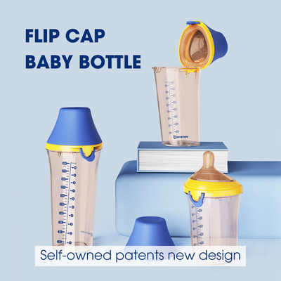 Anti cólica PPSU BPA 180ml livre do fluxo infantil de Flip Cap Baby Bottle Smooth da fórmula