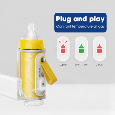 o termostato 10W o aquecedor ROHS USB da garrafa de leite de um curso de 42 graus conecta para a alimentação do bebê