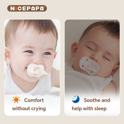 Acalmar o bebé Dia e Noite Sensor Emocional Saco de Ar chupeta Anti-asfixia Saúde chupeta 0-3 monturas
