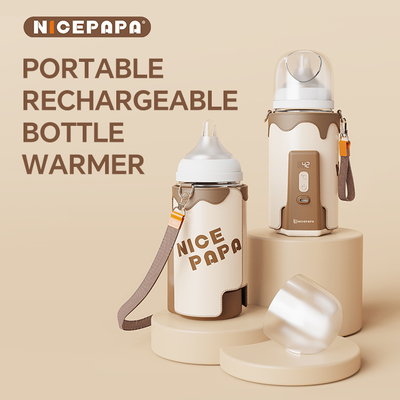 NICEPAPA vendedor quente garrafa de termo elétrico de PU Conjunto de isolamento noturno para o exterior adequado para 90% de copos de garrafa de bebê