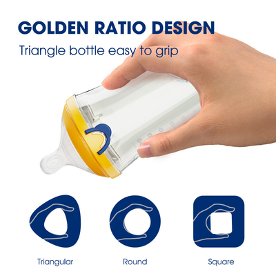 Uma garrafa de alimentação livre da cólica BPA 180 Ml de Flip Cap Baby Bottle Anti do clique